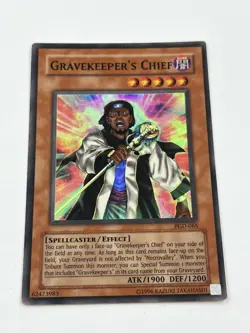 Yugioh -- Gravekeeper's Chief -- PGD-065 -- LP - Image 1