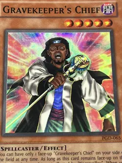 Yugioh -- Gravekeeper's Chief -- PGD-065 -- LP - Image 2
