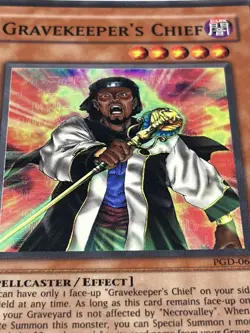 Yugioh -- Gravekeeper's Chief -- PGD-065 -- LP - Image 3