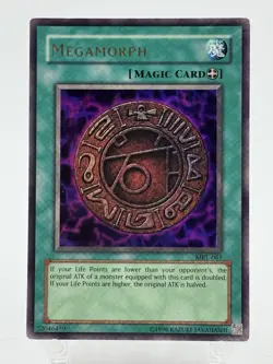 Yugioh! Megamorph - MRL-061 Ultra Rare Holo TCG Card Unlimited MP - Image 1