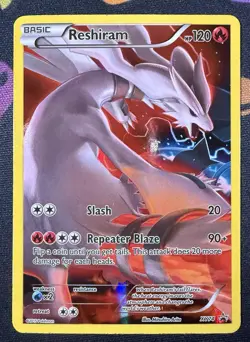 Reshiram Full Art XY74 English XY Black Star Promo NM Trading Card - Image 1