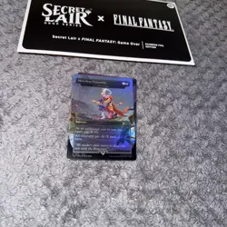 Game Over Rainbow Foil Secret Lair Final Fantasy Opened MTG Card Set - Image 4