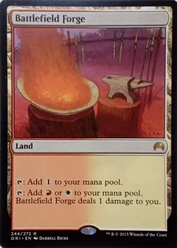 244/272 BATTLEFIELD FORGE RARE MAGIC ORIGINS MTG CARD - Image 1