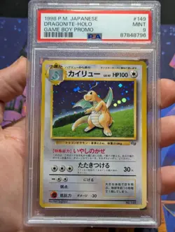 PSA 9 Dragonite GB Game Boy Holo Promo Original Era Japanese Pokemon Card - Image 1