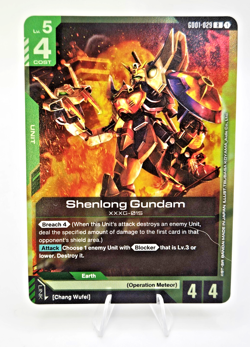 Shenlong Gundam Foil - GD01-029 NM - Gundam TCG Card Game - Image 1