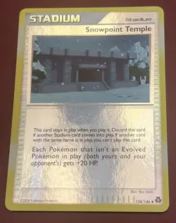 Snowpoint Temple Legends Awakened Reverse Holo LP Pokemon Card TCG NM 134/146 - Image 2