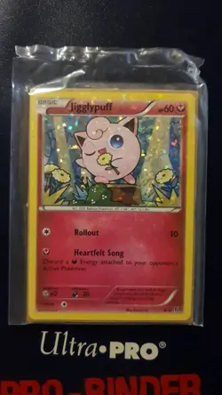 Pokemon TCG JIGGLYPUFF SEALED HOLO BLEED ERROR 8/12 McDonalds EU Promo 2016 Card - Image 1