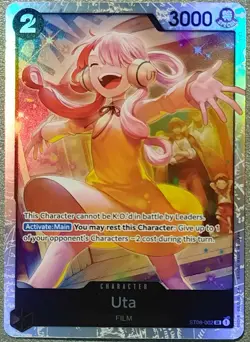 Carte One Piece Card Game Uta ST08-002 SR Anglais - Image 1