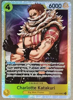 Carte One Piece Card Game Charlotte Katakuri ST07-003 SR Anglais - Image 1