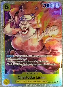 Carte One Piece Card Game Charlotte Linlin ST20-005 SR Anglais - Image 1