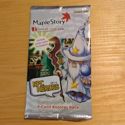 Maple Story Trading Card Game Booster pack - UNOPENED - NPC Heroes (set 4) - Image 1