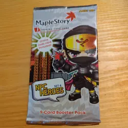 Maple Story Trading Card Game Booster pack - UNOPENED - NPC Heroes (set 4) - Image 1