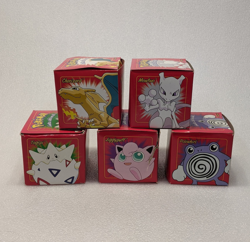 1999 Burger King Pokemon 23K Gold Plated Card Set of 5 Red Box Sealed Charizard - Image 1