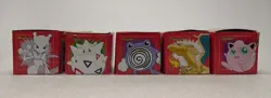 1999 Burger King Pokemon 23K Gold Plated Card Set of 5 Red Box Sealed Charizard - Image 2