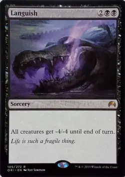 105/272 LANGUISH RARE MAGIC ORIGINS MTG CARD - Image 1