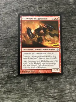 MTG 1x Archetype of Aggression x1 LP Born of the Gods - Image 1