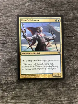 MTG 1x Kiora's Follower x1 LP Born of the Gods - Image 1