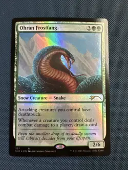 MTG Ohran Frostfang - Secret Lair Drop Series (SLD) NM Foil - Image 1
