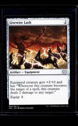 2022 MTG Magic The Gathering 2X2 Double Masters 2022 #307 Livewire Lash - Image 1