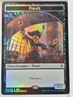 Treasure/Pirate - Foil Token - Ixalan - Magic the Gathering MTG Nice! - Image 2