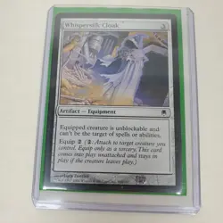Magic the Gathering MTG Whispersilk Cloak Artifact Darksteel Common LP - Image 1