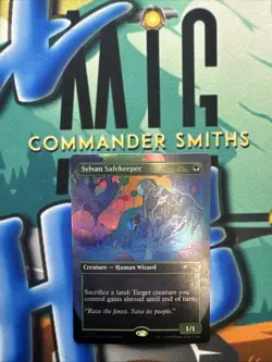 Sylvan Safekeeper ✨ Borderless GALAXY FOIL ✨ MTG NM Secret Lair (2109) - Image 1