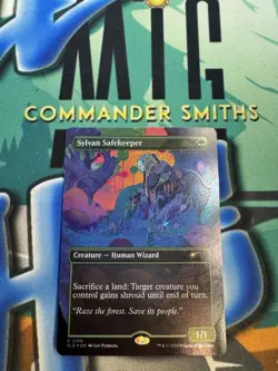Sylvan Safekeeper ✨ Borderless GALAXY FOIL ✨ MTG NM Secret Lair (2109) - Image 2