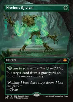 Light Play, English MTG Foil Noxious Revival - Foil - Borderless Special Guests - Image 1