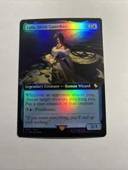 Lulu, Stern Guardian Extended Art Commander: FINAL FANTASY MTG Foil + Bonus Rare - Image 1