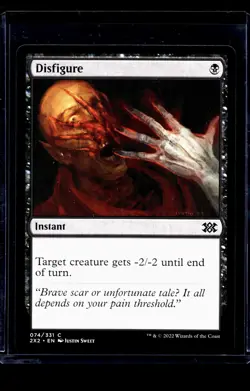 2022 MTG Magic The Gathering 2X2 Double Masters 2022 #74 Disfigure - Image 1