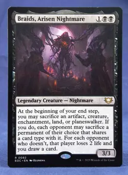 Braids, Arisen Nightmare - MTG - Commander: Edge of Eternities - Excellent NM - Image 1