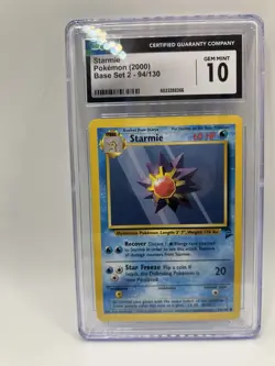 Starmie - 94/130 Base Set 2 Common Pokemon Graded CGC 10 - Image 2
