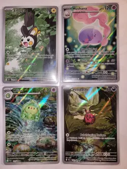 Lot 4 Cartes Pokemon Emolga AR 112 /086 + 3 Foudre Noire EV10.5 FR - Image 1