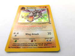 Pokemon Aerodactyl Wing Attack Base Set 1/62 Holo 1999 WofC 60HP Lv.28 #142 - Image 2