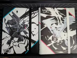 Pokemon TCG - Black Bolt And White Flare Binders - No cards - Image 1