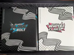 Pokemon TCG - Black Bolt And White Flare Binders - No cards - Image 2