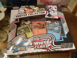 NEW Pokemon Black Bolt White Flare Elite Trainer Box (2) ETB + Poster Collection - Image 2