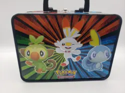 Pokemon EMPTY Collectors Chest Tin Metal Lunch Box Zacian Zamazenta Sword Shield - Image 2