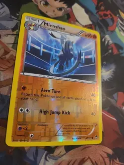 Pokemon Mienshao - 57/111 - Reverse Holo - XY Furious Fists LP - Image 2
