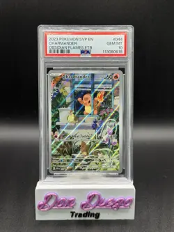 2023 Pokemon Obsidian Flames ETB #044 Charmander Holo PSA 10 - Image 1