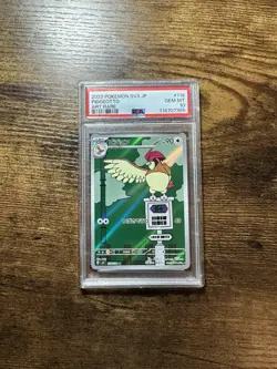 2023 POKEMON JPN SV3-RULER OF THE BLACK FLAME ART RARE #119 PIDGEOTTO PSA 10 - Image 1