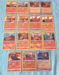 SLUGMA & MAGCARGO BUNDLE OF POKEMON CARDS - Image 1
