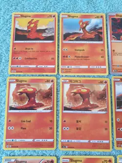 SLUGMA & MAGCARGO BUNDLE OF POKEMON CARDS - Image 2