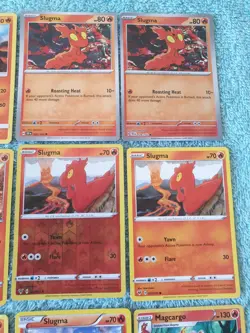 SLUGMA & MAGCARGO BUNDLE OF POKEMON CARDS - Image 3