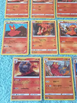 SLUGMA & MAGCARGO BUNDLE OF POKEMON CARDS - Image 4