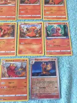 SLUGMA & MAGCARGO BUNDLE OF POKEMON CARDS - Image 5