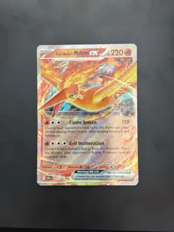 Team Rocket's Moltres ex 031/182 Double Rare NM - Pokemon TCG: Destined Rivals - Image 1