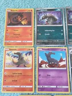 SALANDIT & SALAZZLE BUNDLE OF POKEMON CARDS - Image 2