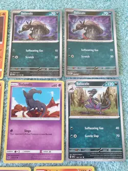 SALANDIT & SALAZZLE BUNDLE OF POKEMON CARDS - Image 3