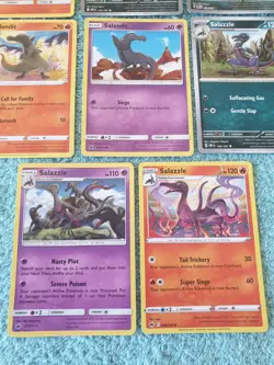 SALANDIT & SALAZZLE BUNDLE OF POKEMON CARDS - Image 4
